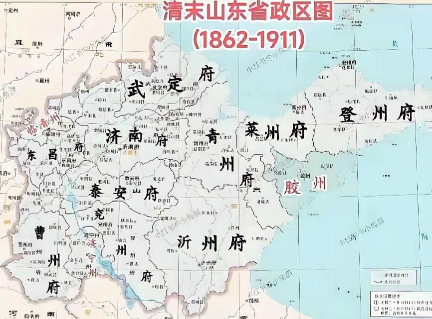 王铎：清末山东地图