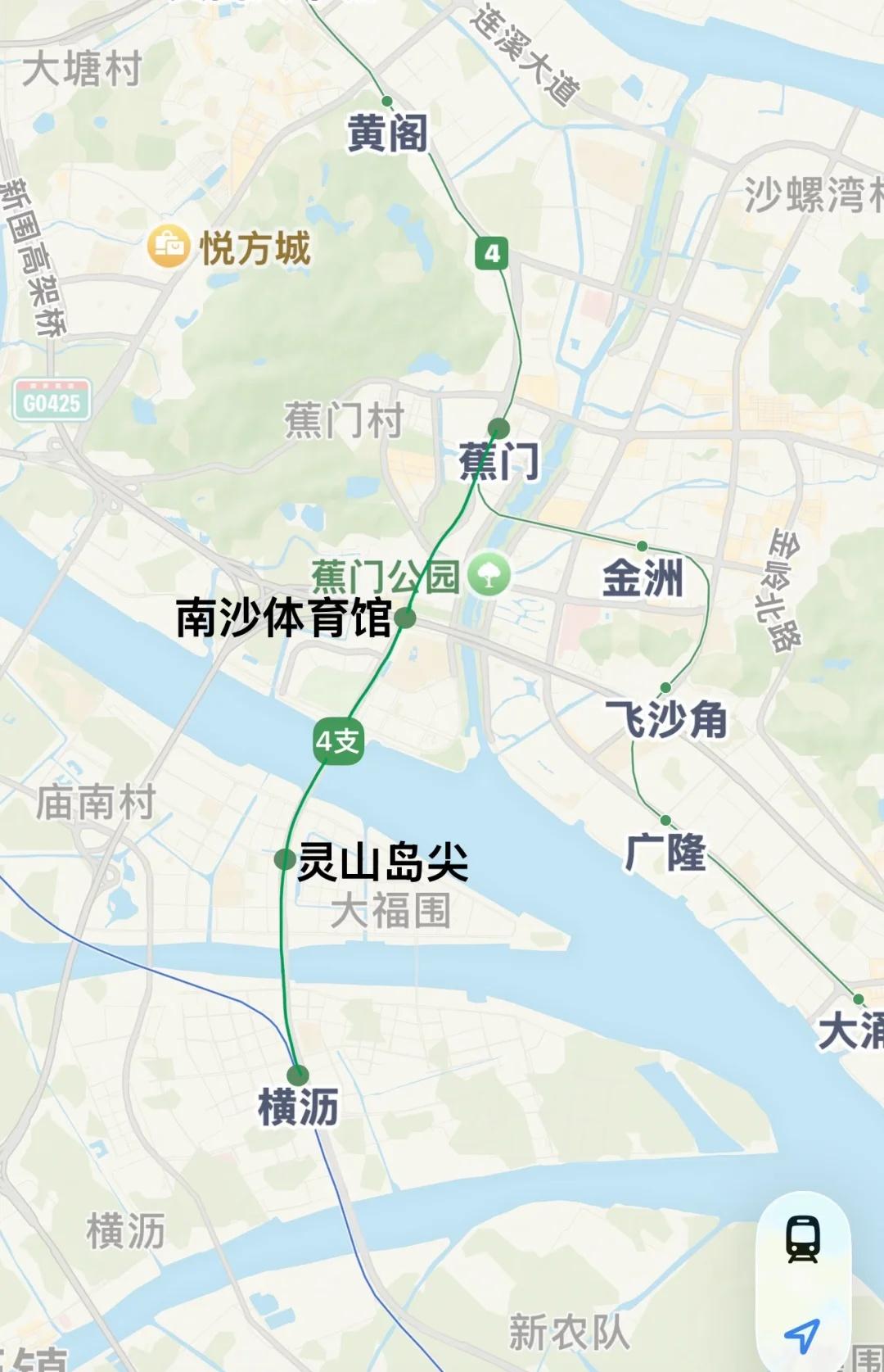 广州地铁四期广州地铁四期26号线和南沙市区连通横沥的线路个人觉得可以优化的部分