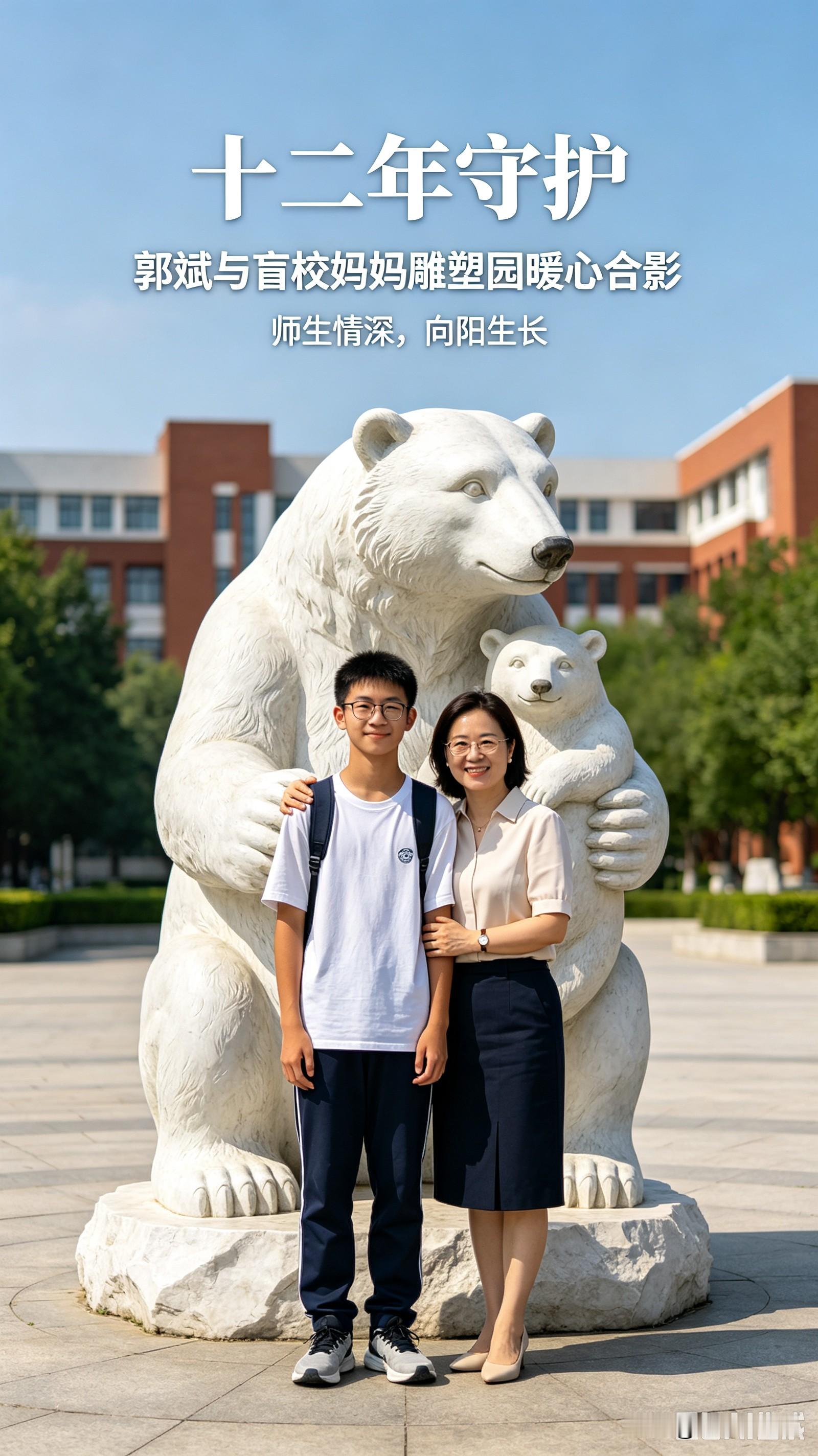 山西挖眼案受害男孩郭斌，以721分的优异成绩考入长春大学。入学第二天，陪伴他十二年的武汉盲校、副校长