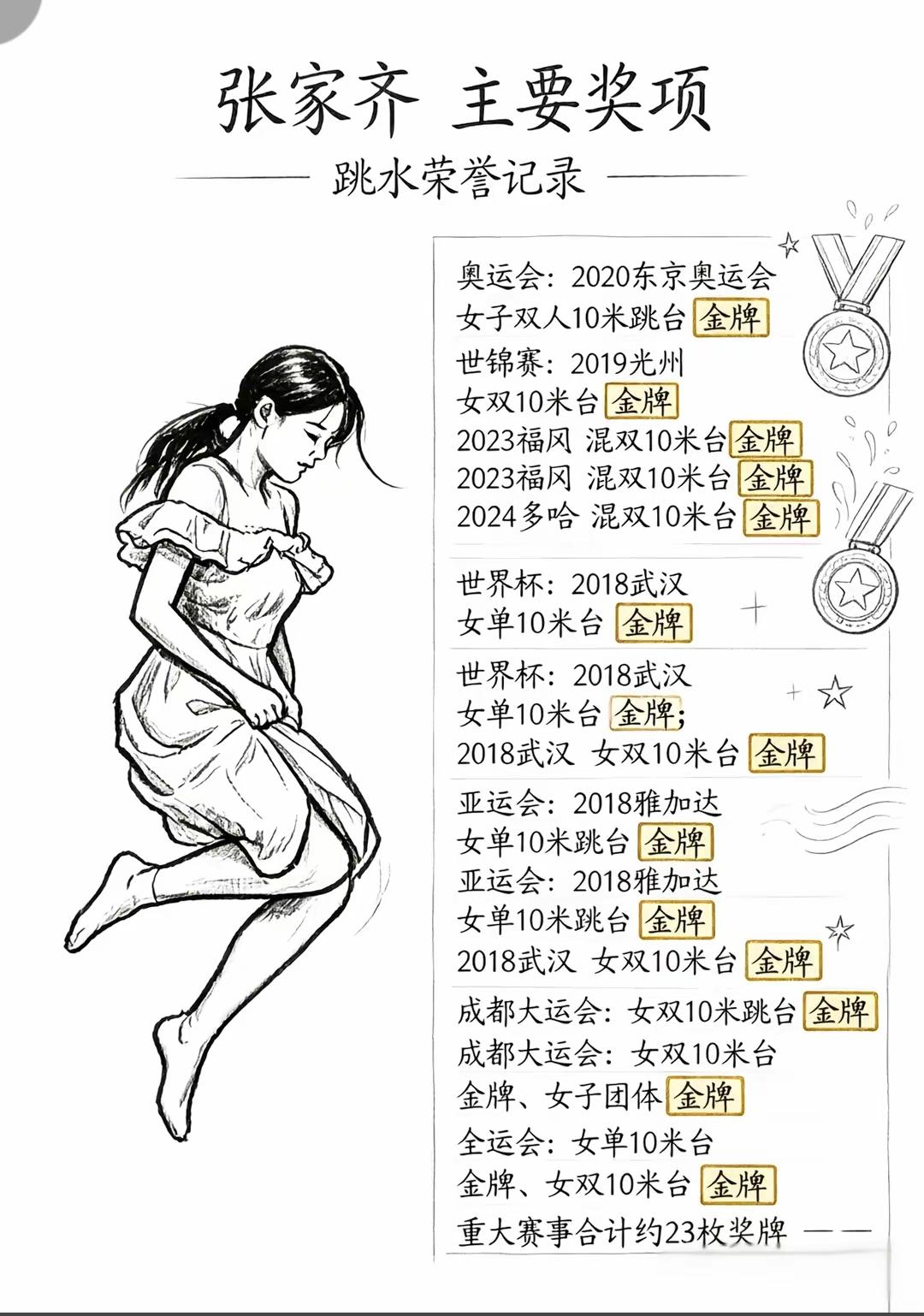 张家齐拿了那么多金牌为什么奖金还不到200万查了一下才知道，她整个职业生涯总