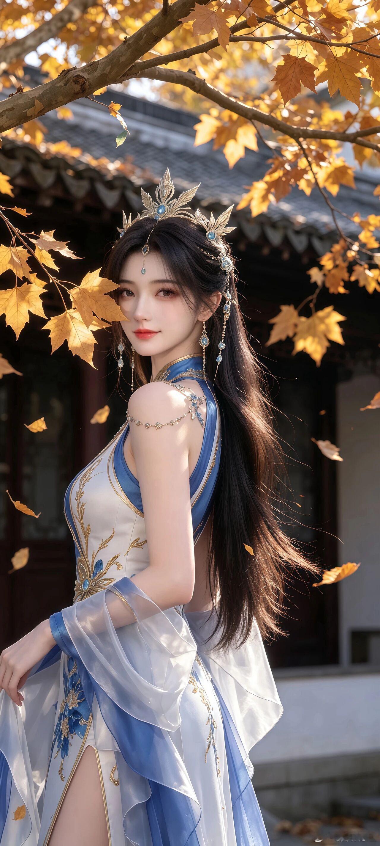 完美世界-凰女：国漫女神壁纸治愈系拉满，颜值与温柔并存次元新星计划国漫动漫