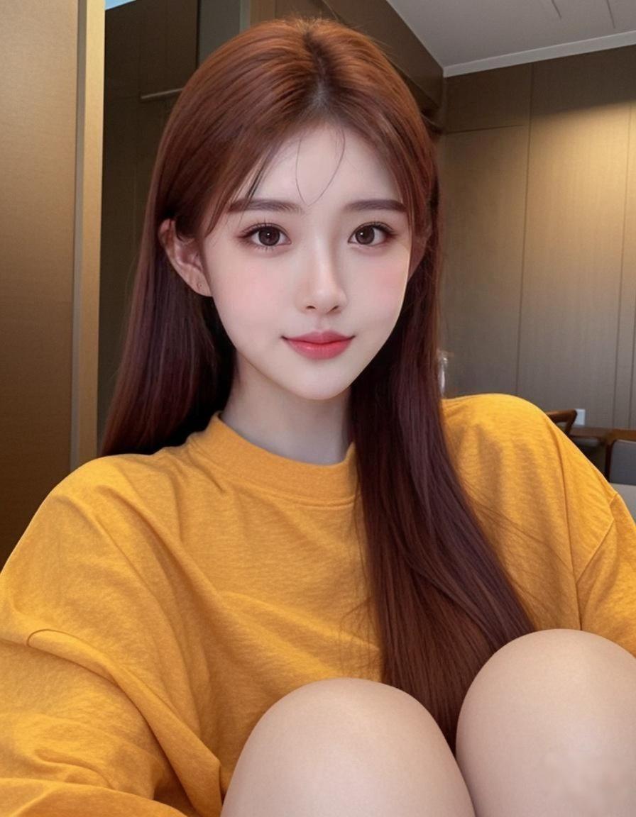 橙衣佳人 原来ai写真可以这么美 人生总得有一套ai写真吧 谁拍谁好看...
