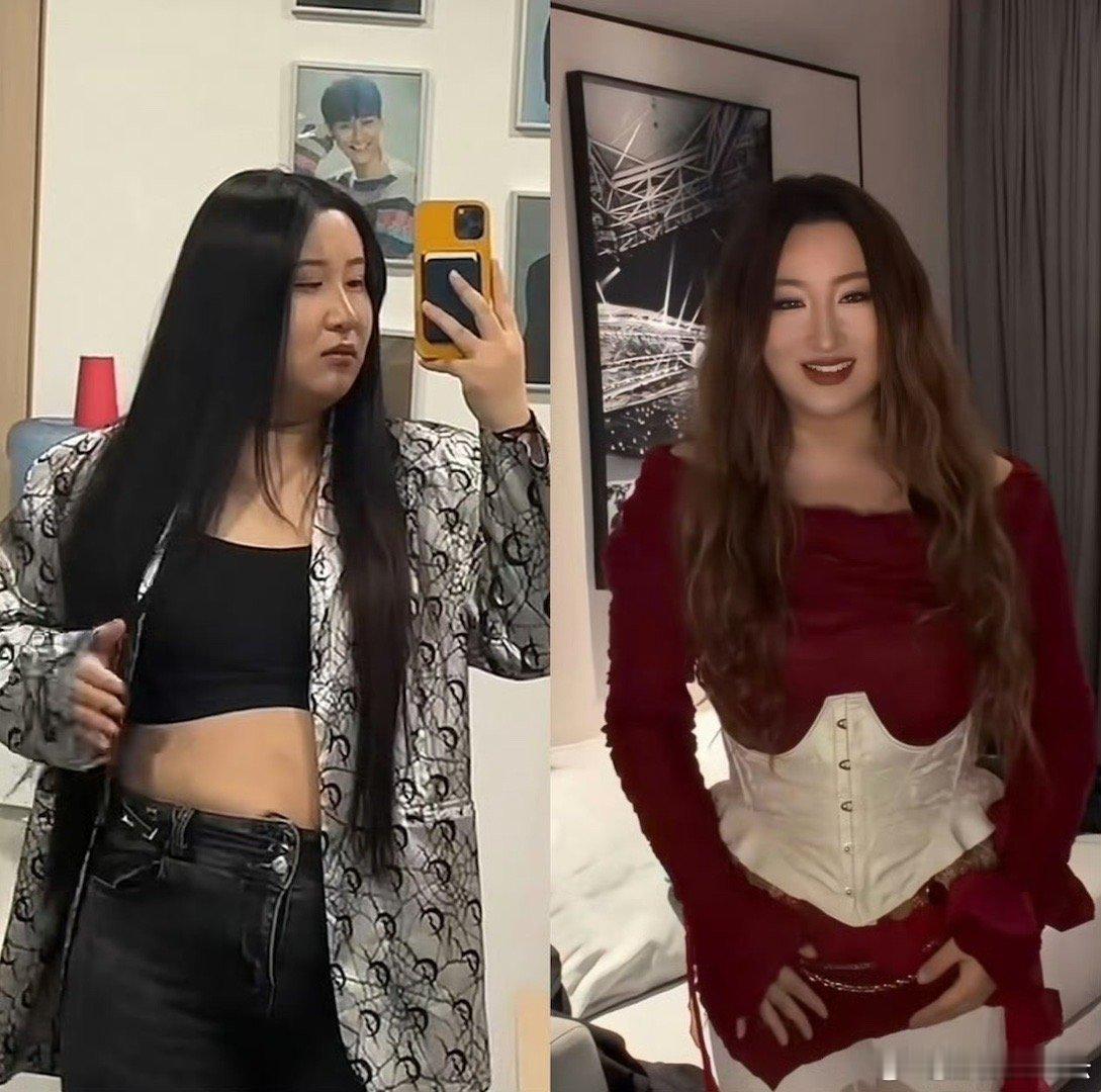 锤娜丽莎体重反弹瘦了三十斤好了不起！
