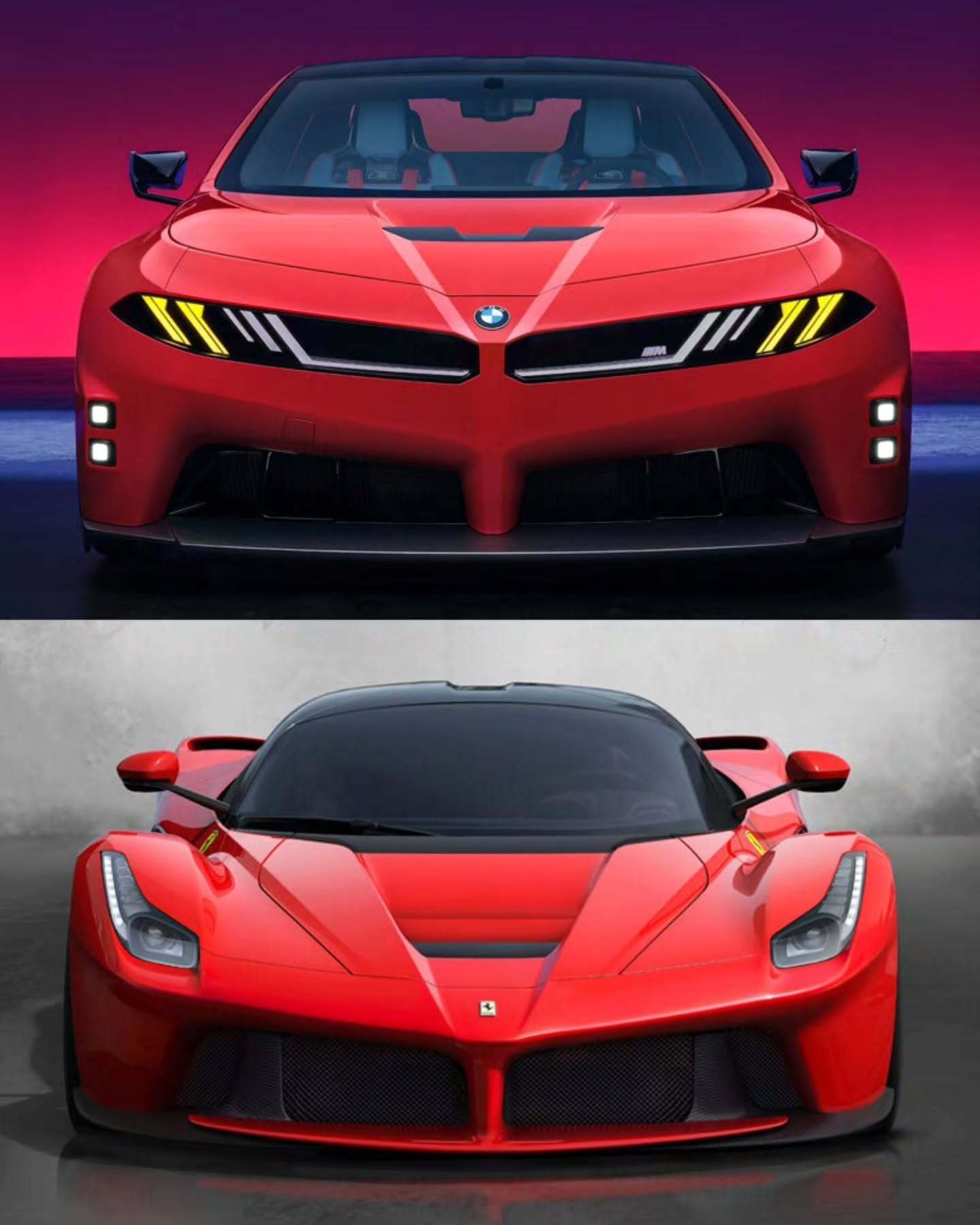 BMWMConceptNeueKlasse和Laferrari有异曲同工
