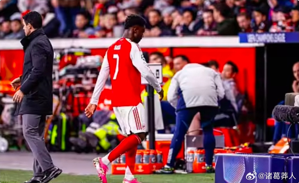 阿森纳伤情更新：萨卡被换下并非受伤，卡拉菲奥里仍不舒服在今天凌晨结束的一场欧冠1