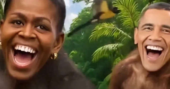 特朗普深夜视频嘲讽奥巴马夫妇为猿猴，引爆全美种族怒火