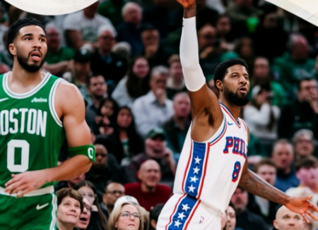 乔治19分，76人大胜凯尔特人将系列赛大比分追平。NBA季后赛首轮，76人继续在