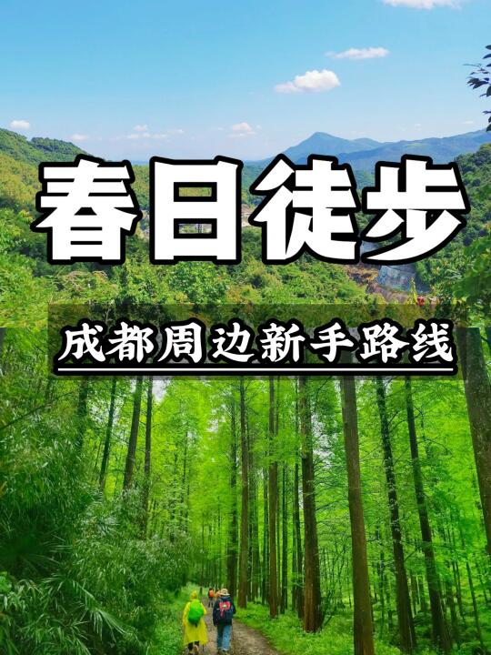 新手徒步招募🙋‍♀️解锁春日成都路线❗