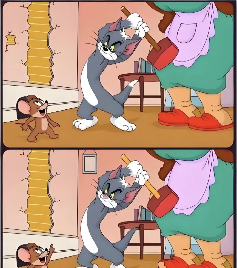 谁的眼神好？猫和老鼠经典名场面找不同，11处细节谁能全找齐？