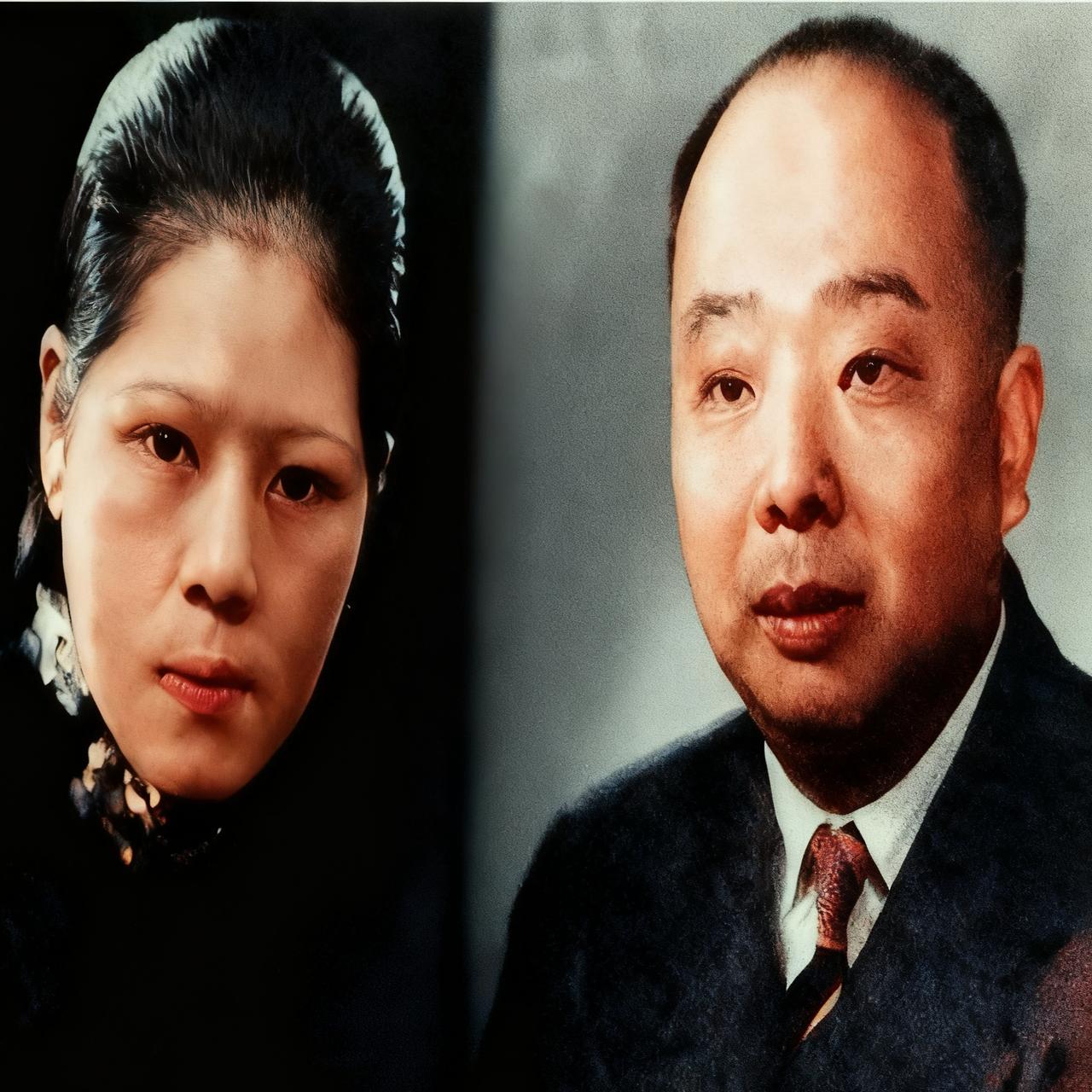李政道父亲李骏康、母亲张明璋,一张罕见的照片,他们的气质都很好,尤其是母亲,一看