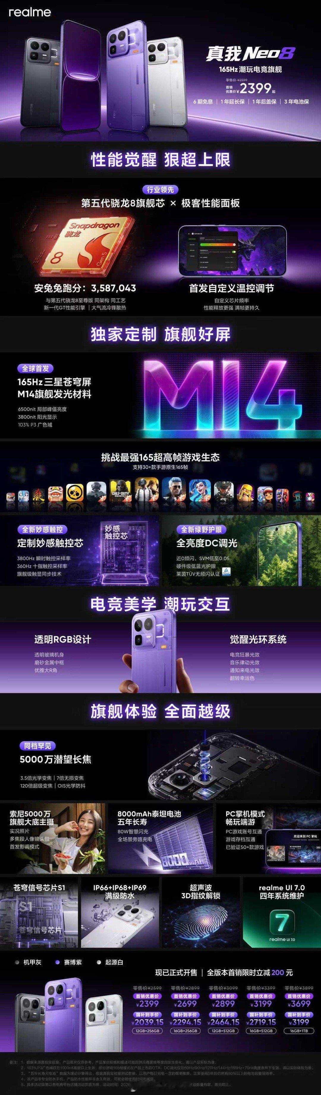 真我Neo8价格2399元起，我去，这么离谱的价格，还要什么自行车！