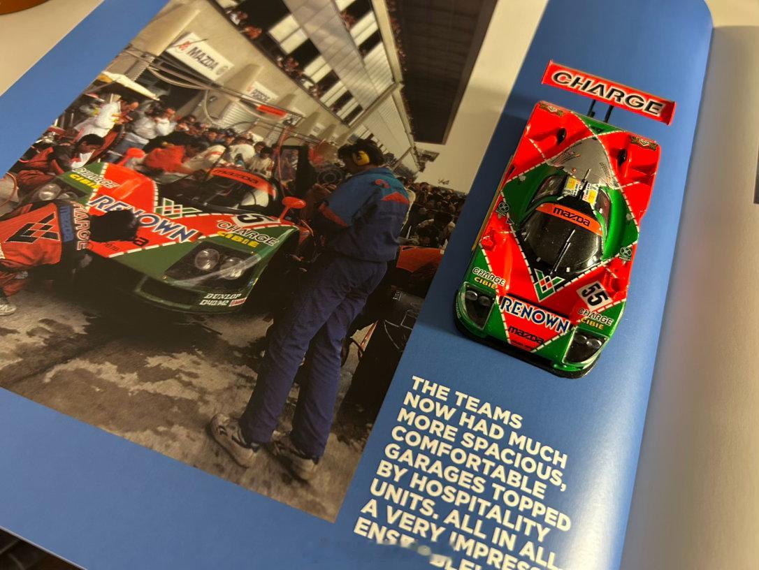 【转子魂】1991年勒芒冠军🏆马自达Mazda787B模型与稀有书籍