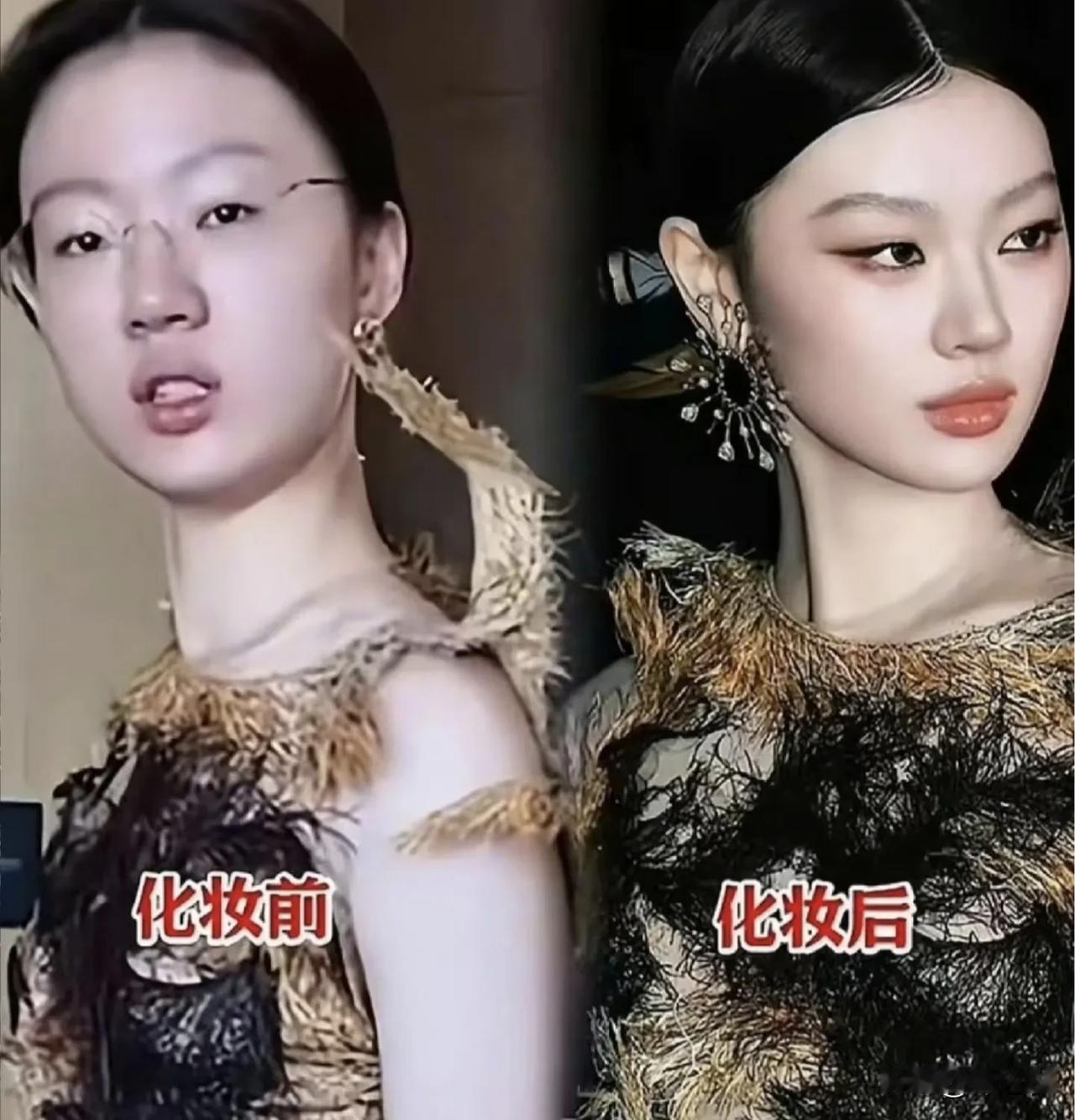 单依纯真的是一个大大方方的小姑娘，因为她从来不在乎自己素颜的状态，也不怕被别人拍