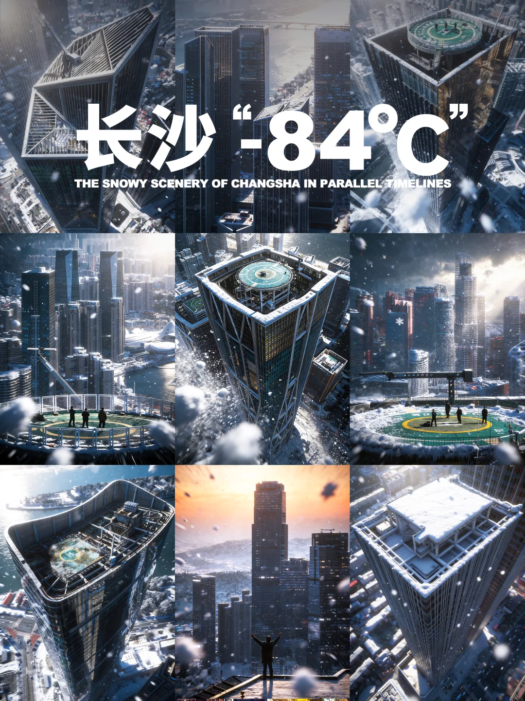 据说都在等一场长沙的赛博雪景❄️