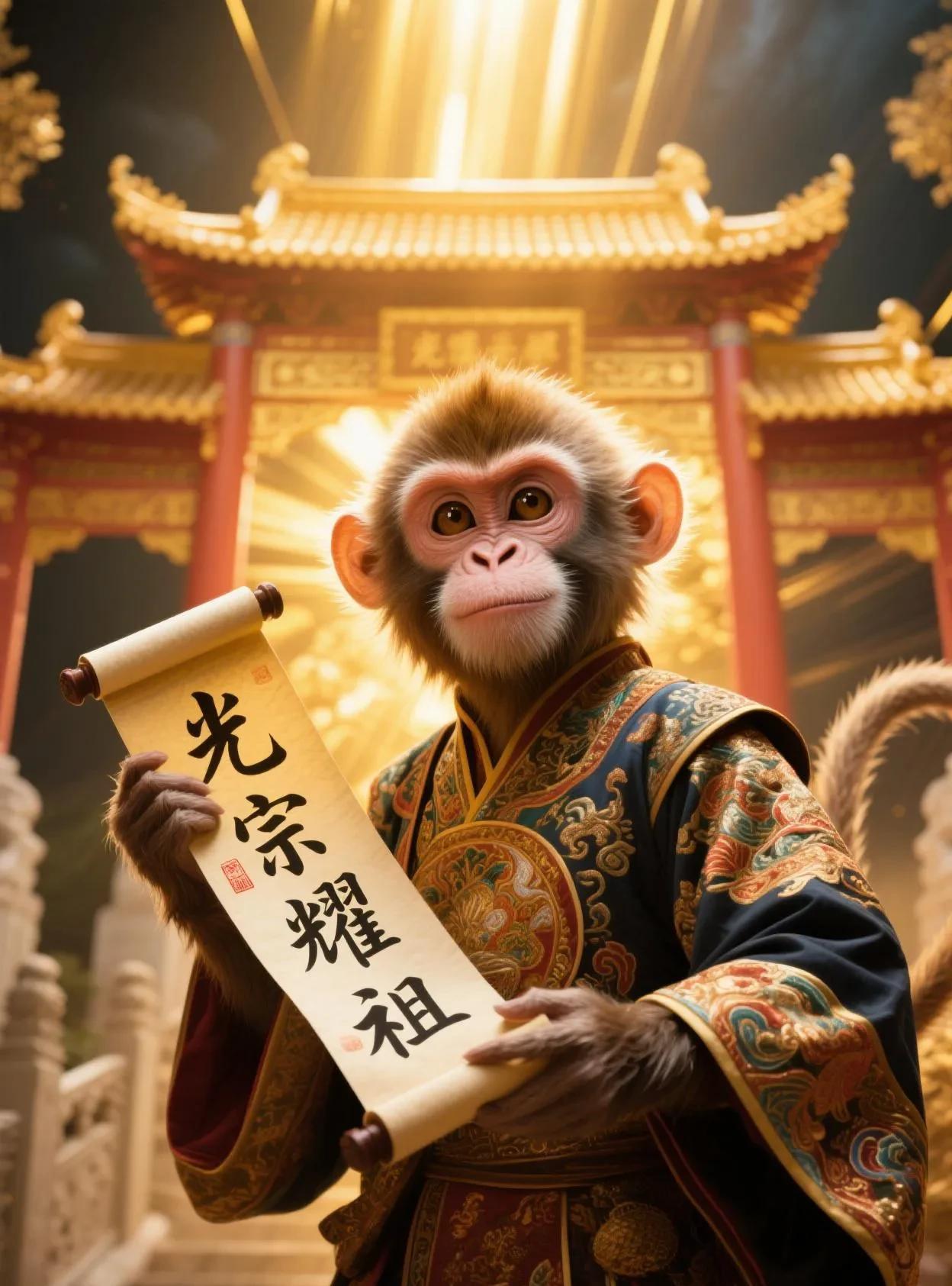 刘伯温推算：生肖猴猴——你家三代以内猴——必出一个光宗耀祖的大人物。猴—