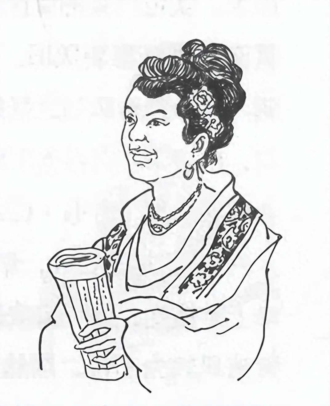 一个身高不到一米五、面目黑丑、鼻孔朝天的女人，嫁给了一个连"何不食肉糜"都说得出