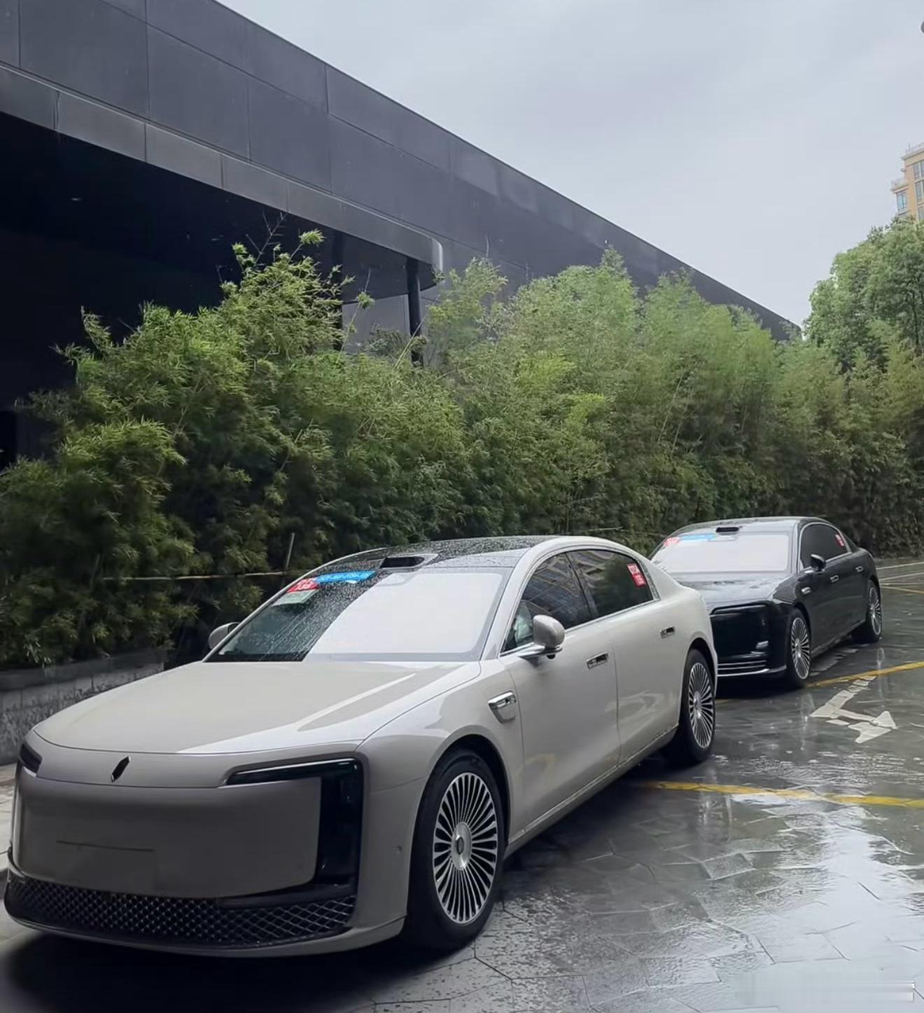 这应该是尊界S800的又一个新配色吧，这次网友拍到了个纯浅色版本，看起来有点像白