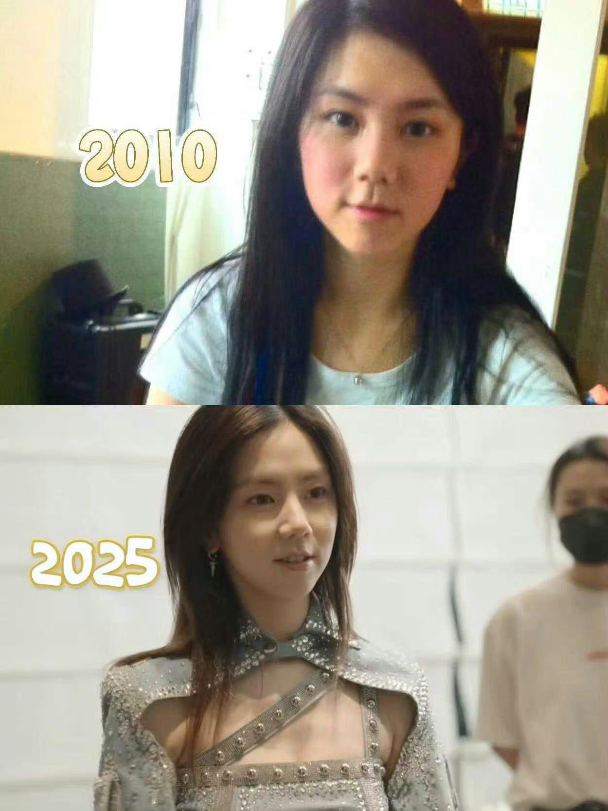 不开玩笑，怎么感觉邓紫棋化了妆还不如素颜美，舞台妆反而掩盖了她的原生美。