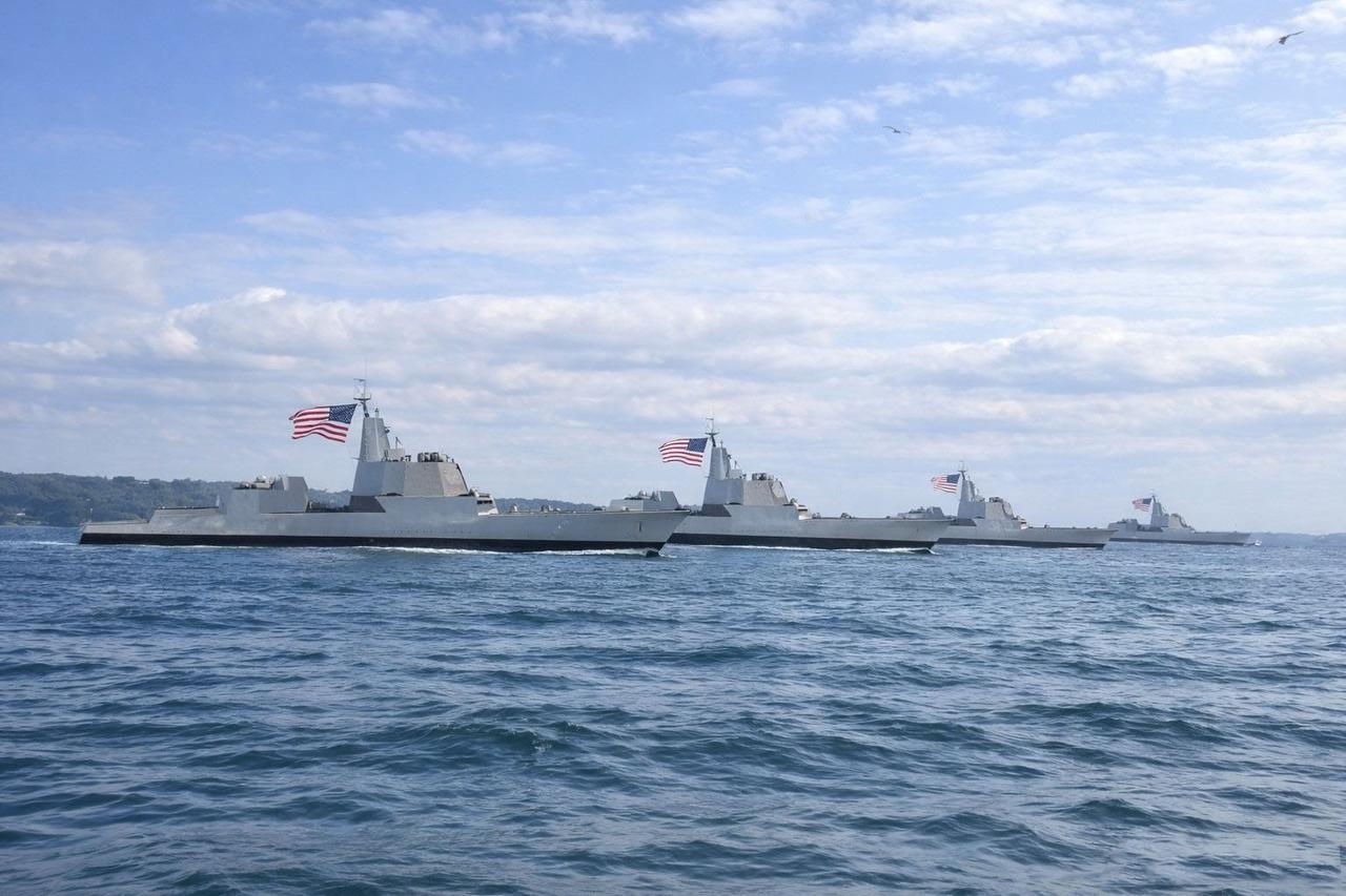 特朗普级战列舰才宣布开建，没想到编队效果图、想象图都有了，美国军工现在纯粹靠想象