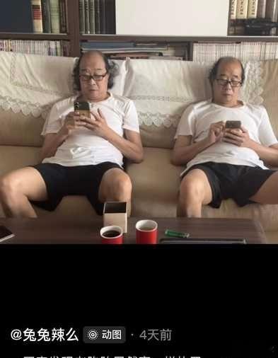 双胞胎见多了老双胞第一次见