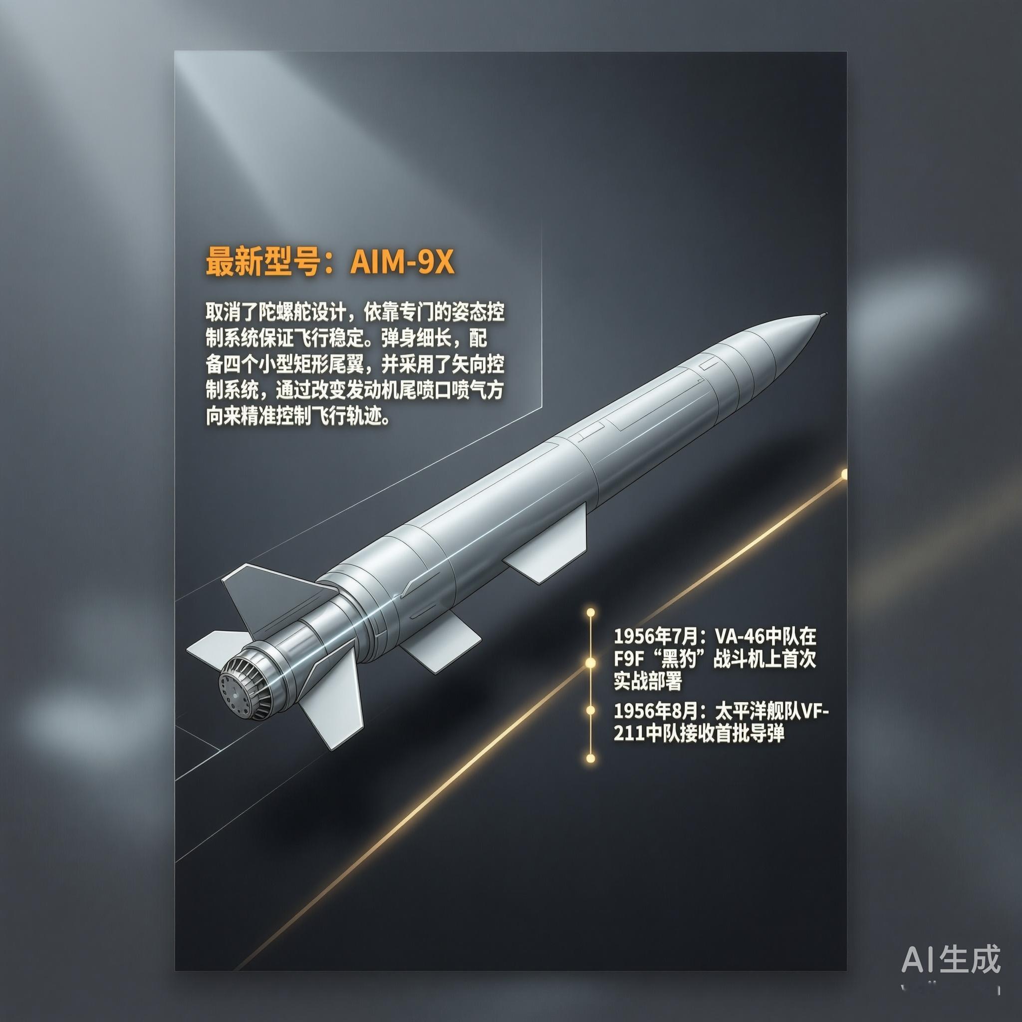 军事ai新视野美国AIM-9“响尾蛇”空对空导弹AIM-9“响尾蛇”（Side