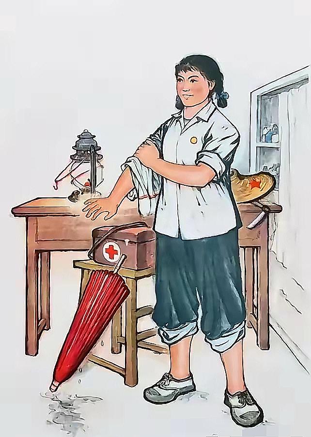 当年文革时期的宣传画是全国性的征稿活动，许多画家接到这样的题材那是很光荣至上的