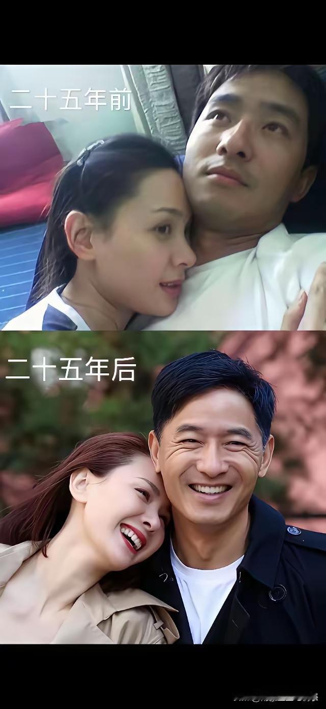 以前只知道程丽莎爱撒娇，身材好，和老公郭晓东之间郎情妾意，你侬我侬。看到25年前