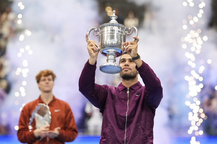 阿尔卡拉斯第8次闯进大满贯单打决赛, 此前7次6胜1负