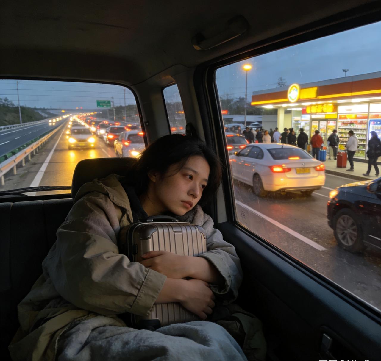 网友谈女子从成都打顺风车回广州上班春节返工潮，一段跨越1500公里的顺风车旅途