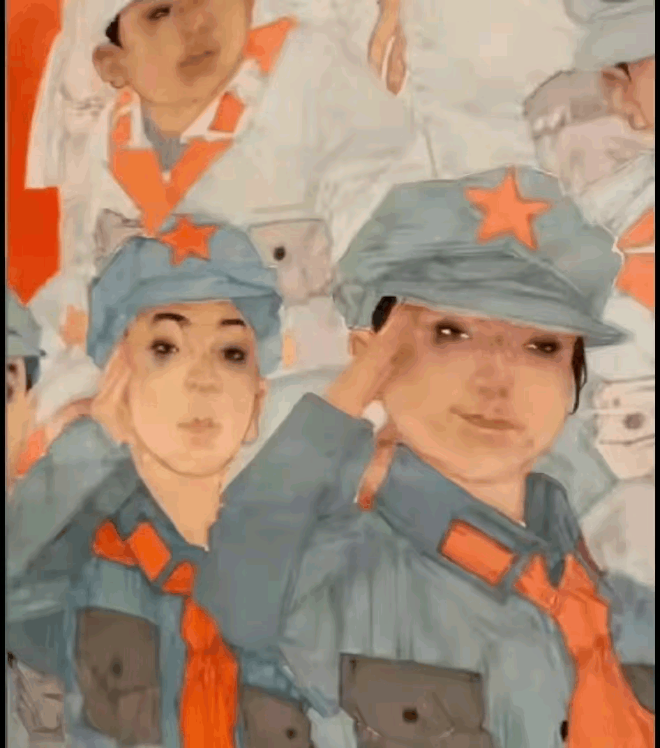 清华美院博士长征主题画作翻车，全网都在追问谁审的稿？但这根本不是重点！找一