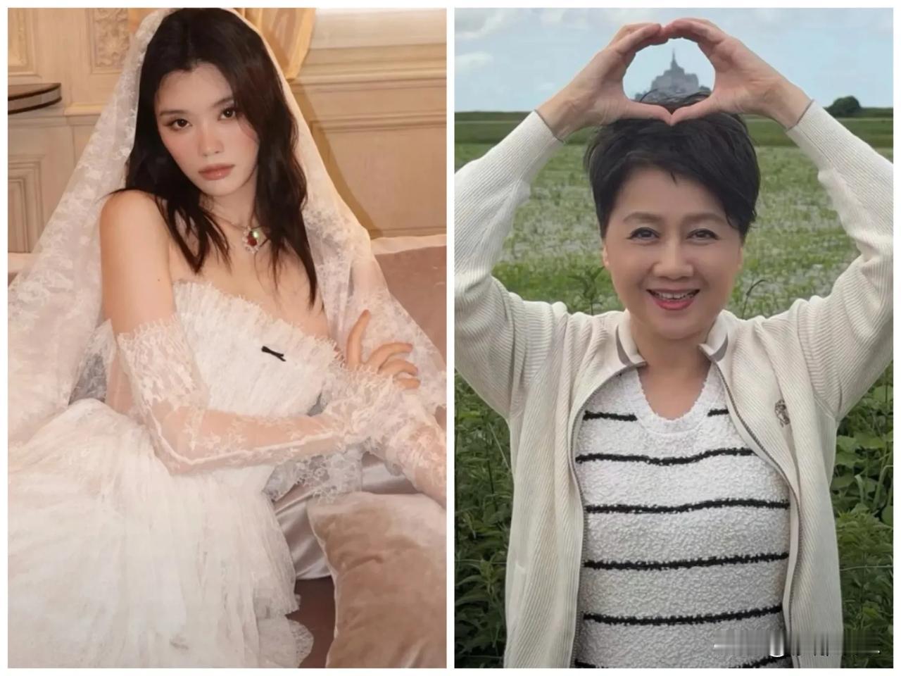 奚梦瑶梁安琪，真实婆媳关系曝光！6月3日，刚在法国圣米歇尔山古堡办完