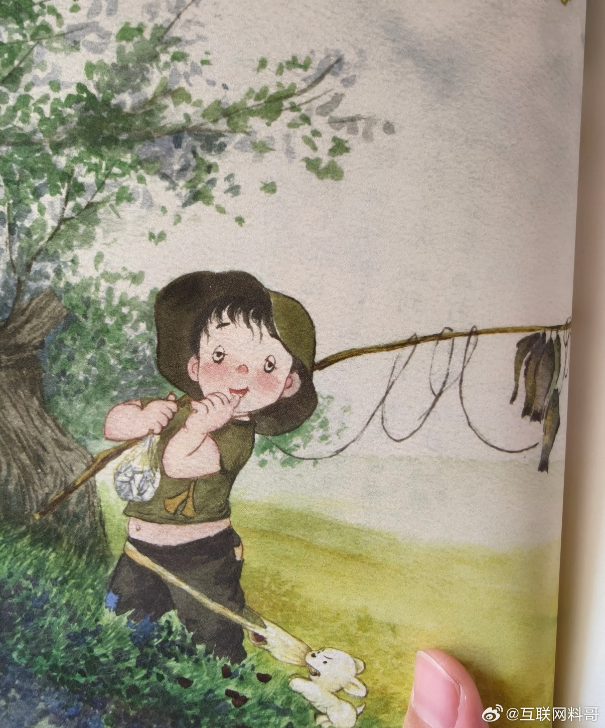 现在的教材真毒，彻底被渗透完了！图一，以前的插画图二，现在的插画​​​