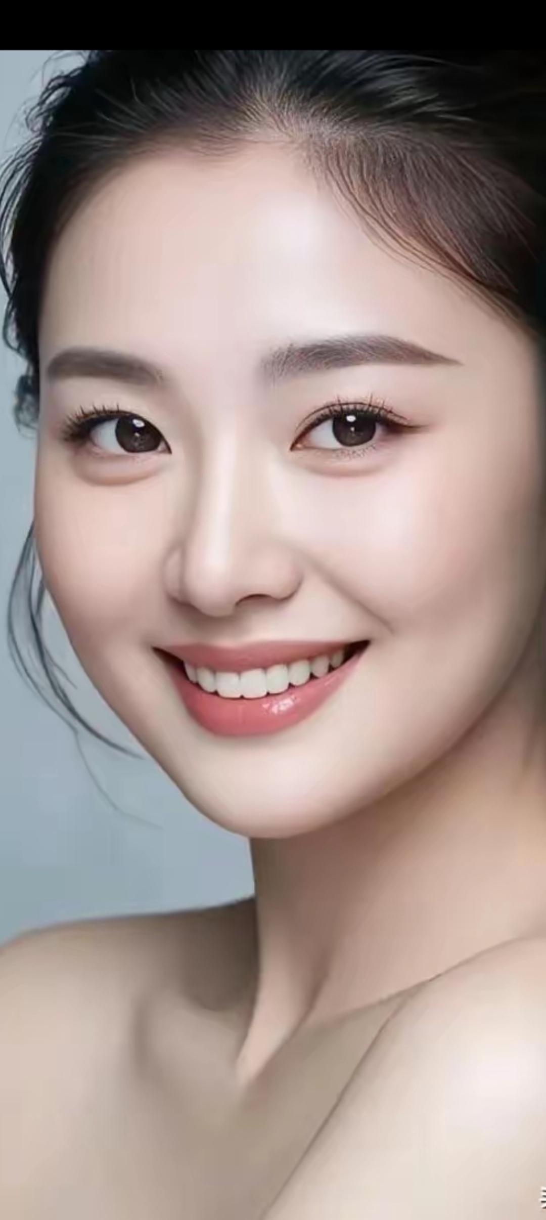 甜美笑容，元气满满，少女心爆棚！😊✨