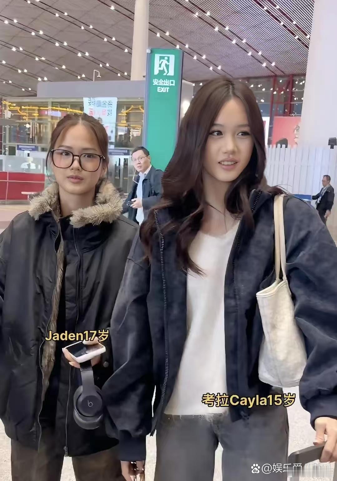 钟丽缇两个女儿，和妈妈一样漂亮​​​