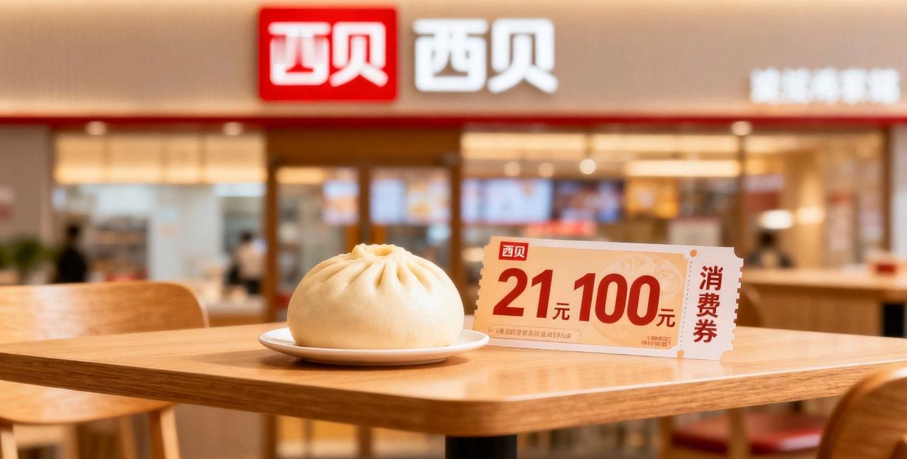 西贝掷百元券救场：3.9元馒头换100元券，是实惠还是套路？刷到西贝“任意
