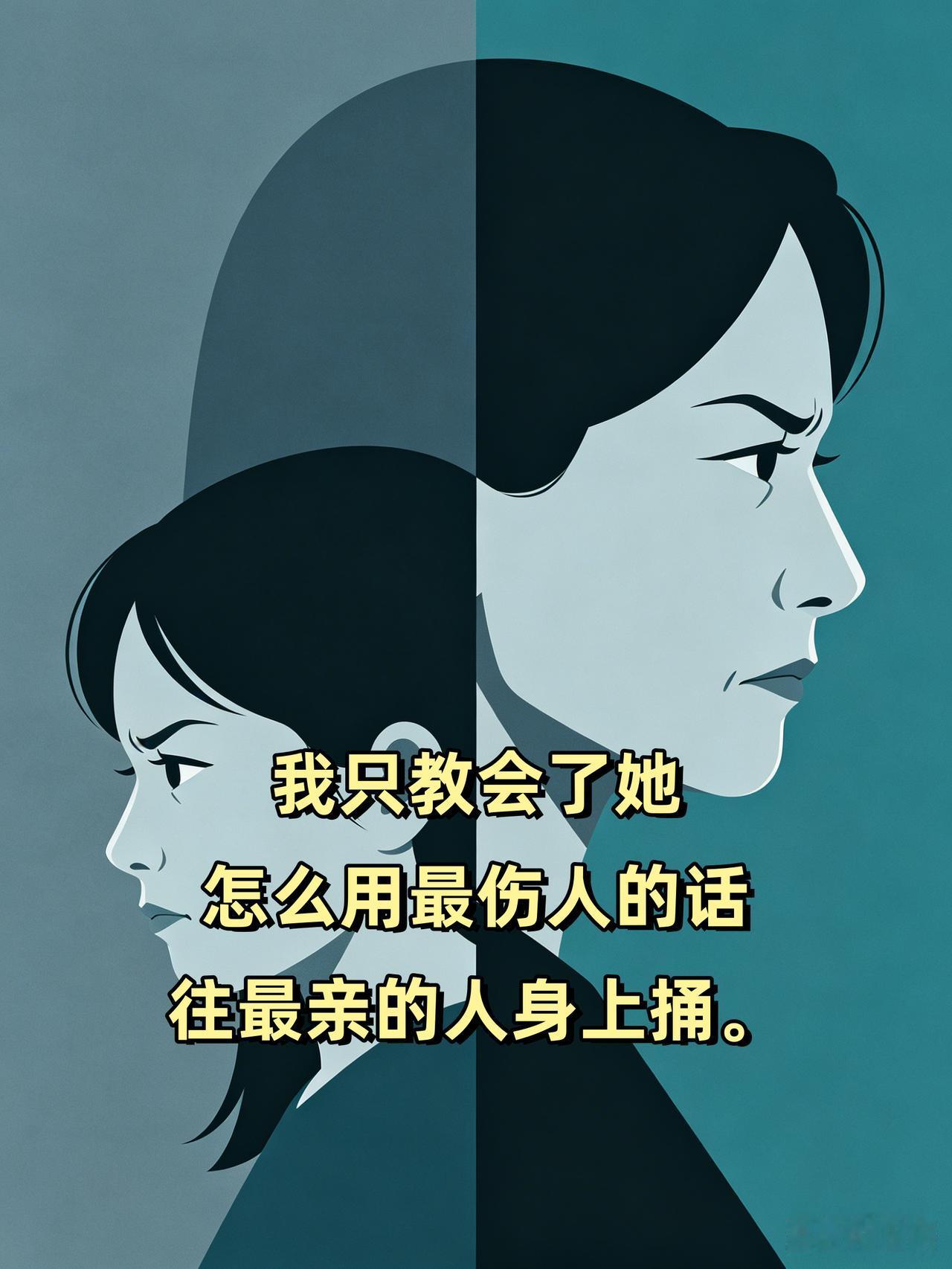 女儿昨天冲她爸吼了一句话，我听完后背直接凉了。她爸又忘了去家长会，回来嬉皮笑