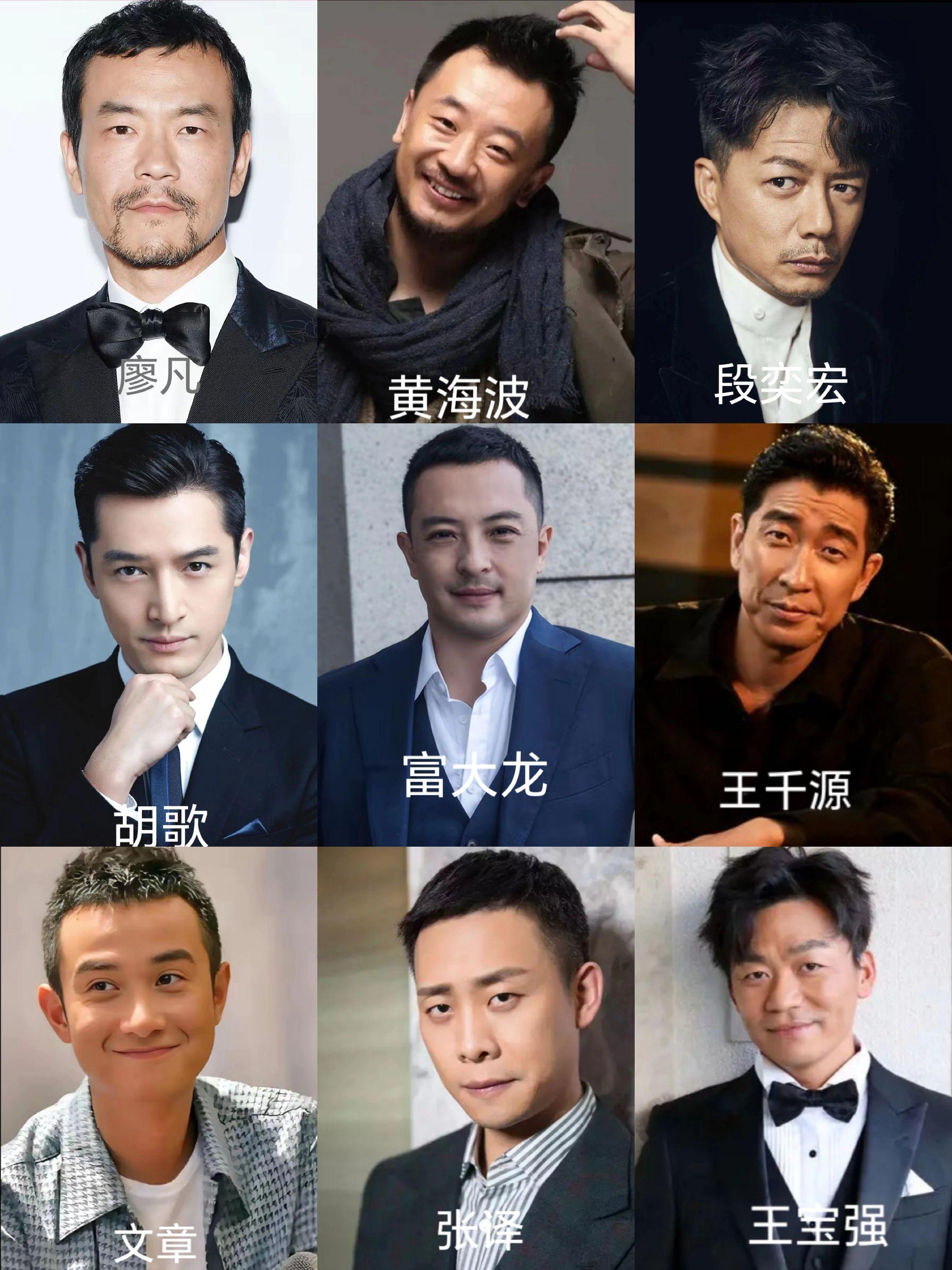 内地男演员演技九选一。