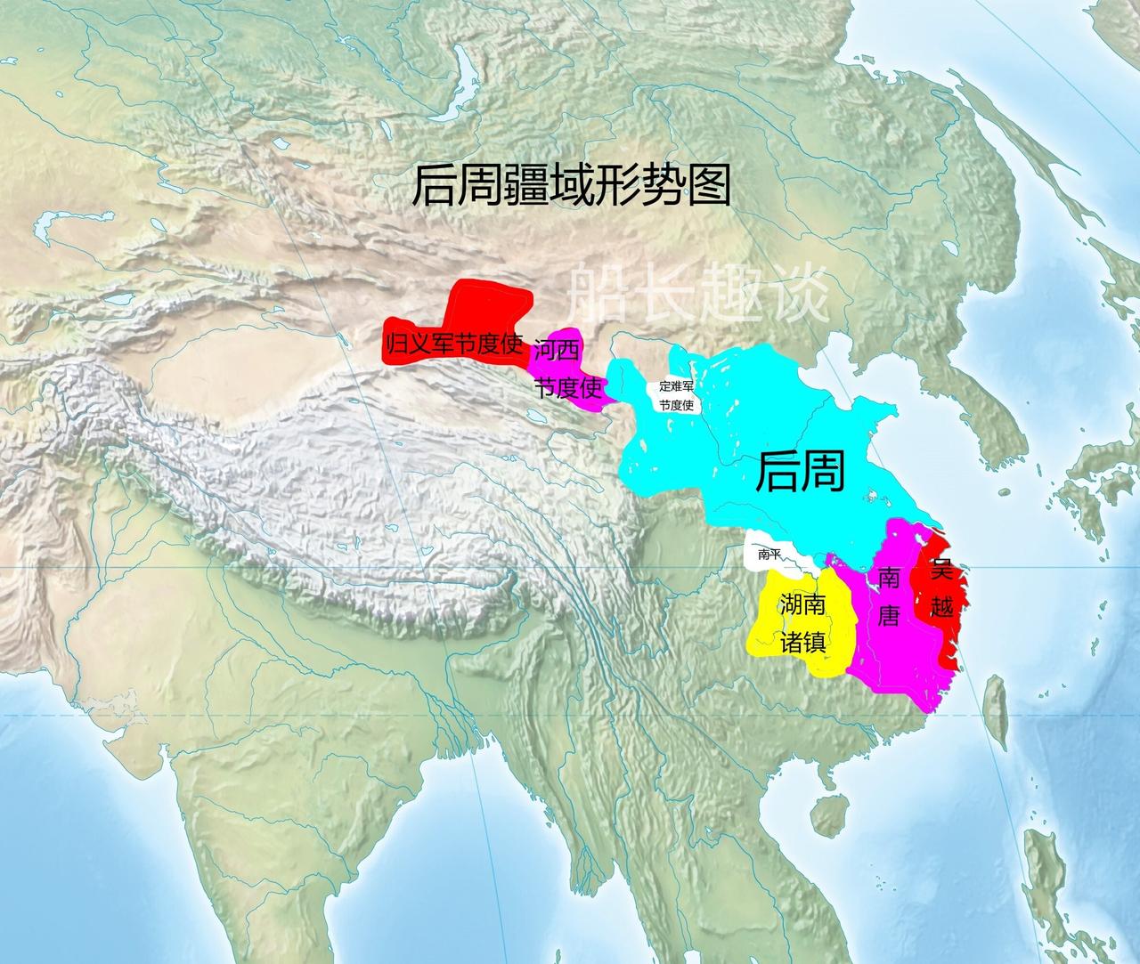 乾祐三年（950年），后汉天雄军节度使郭威被皇帝刘承祐逼反，不得已起兵而建立后周