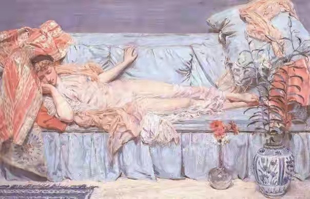 阿尔伯特·约瑟夫·摩尔–古典主义画家作品欣赏遇见艺术绘画参考遇见美好