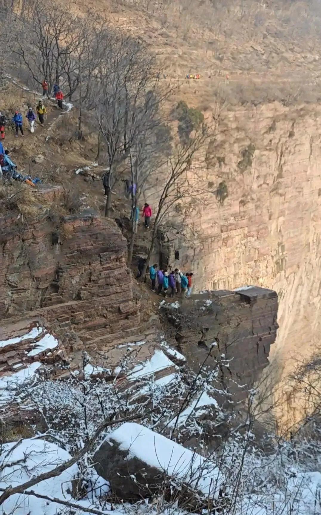 太揪心了，无防护！2026年1月2日下午2时30分，南太行抱犊至西莲未开发野线