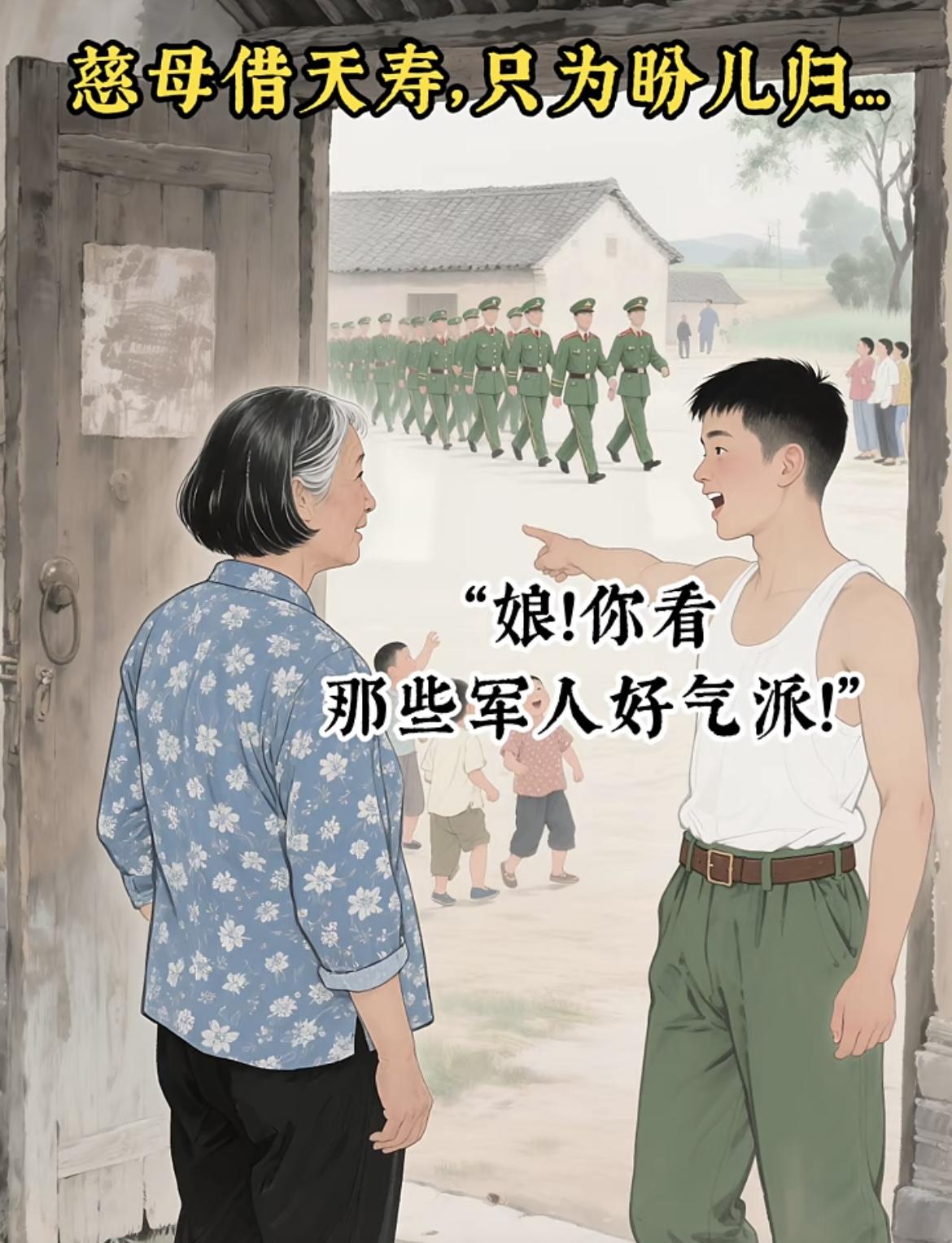 “娘，我想去当兵……”[吃瓜][吃瓜]