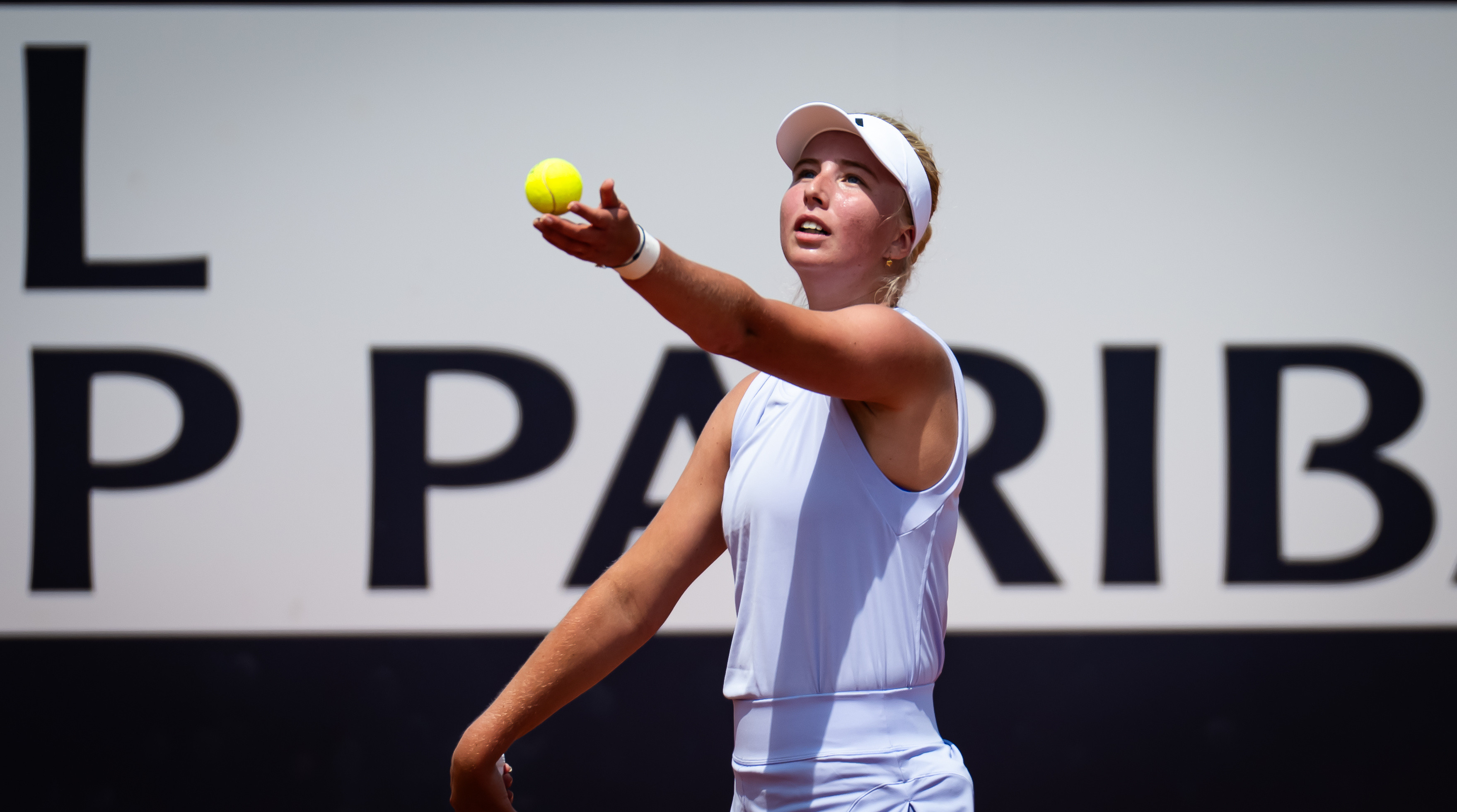陶森首进罗马站第四轮✅WTA1000罗马站第三轮，22号种子陶森以3-66-0