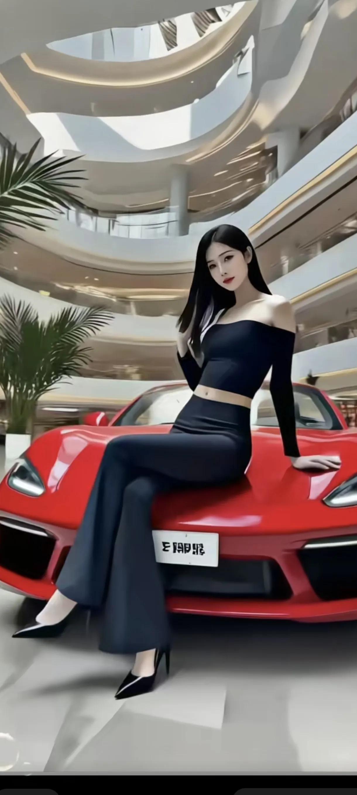 车模美女