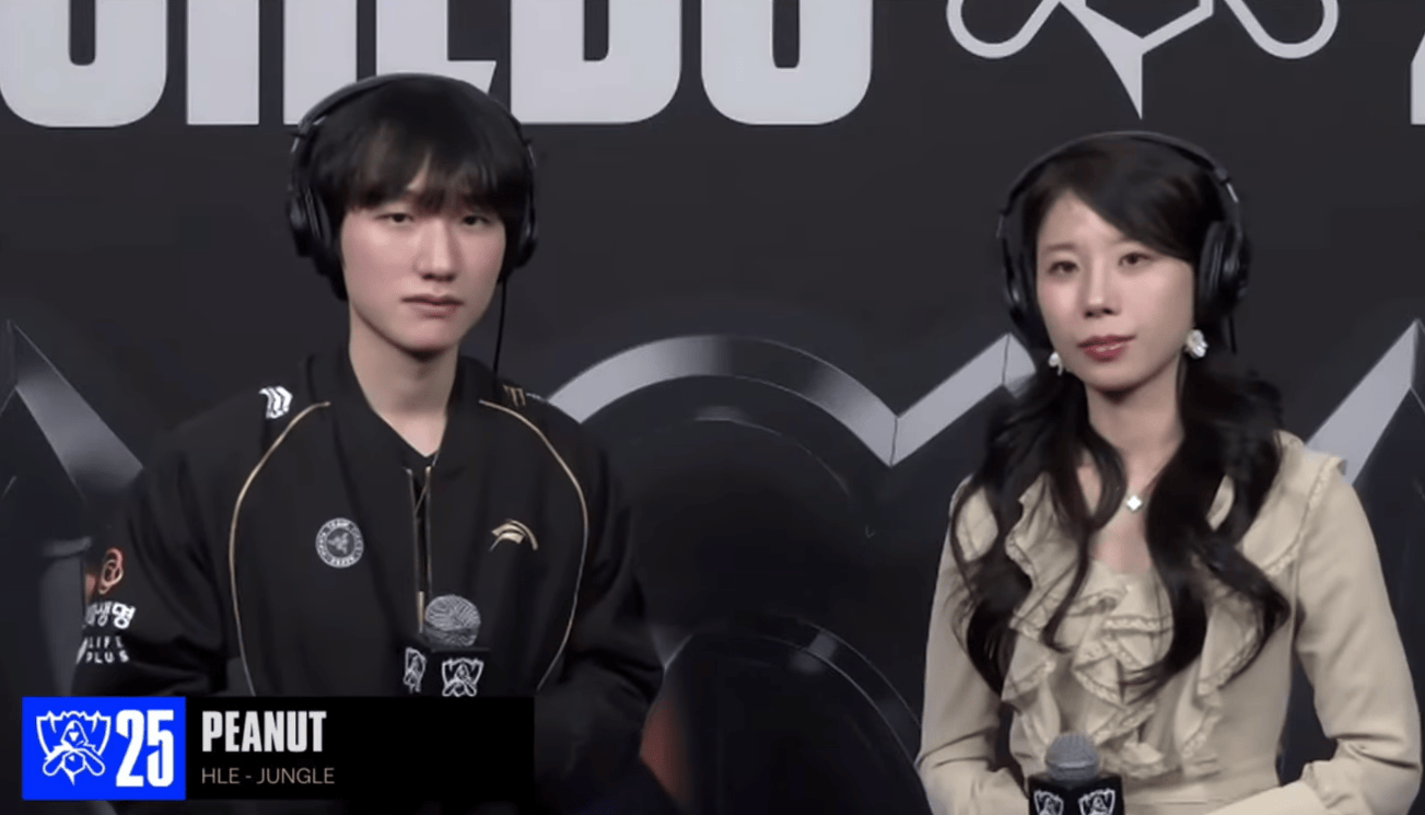 Peanut: 幸好没有进入1胜2败组, 因为里面可能会碰到BLG和T1