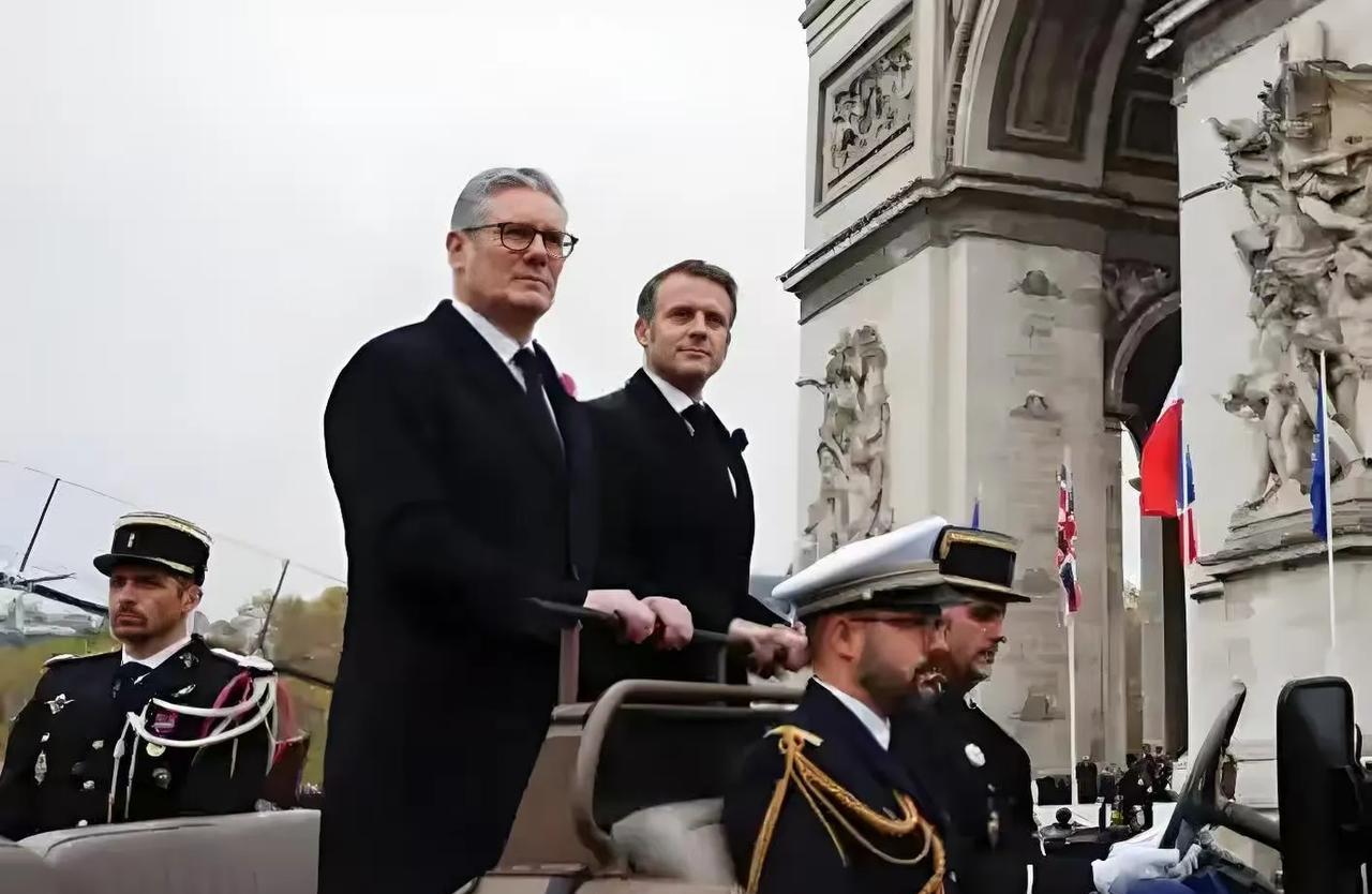 英法达成一致，将派维和部队，等美国一句话。据华尔街日报报道，英法两国已经达成一