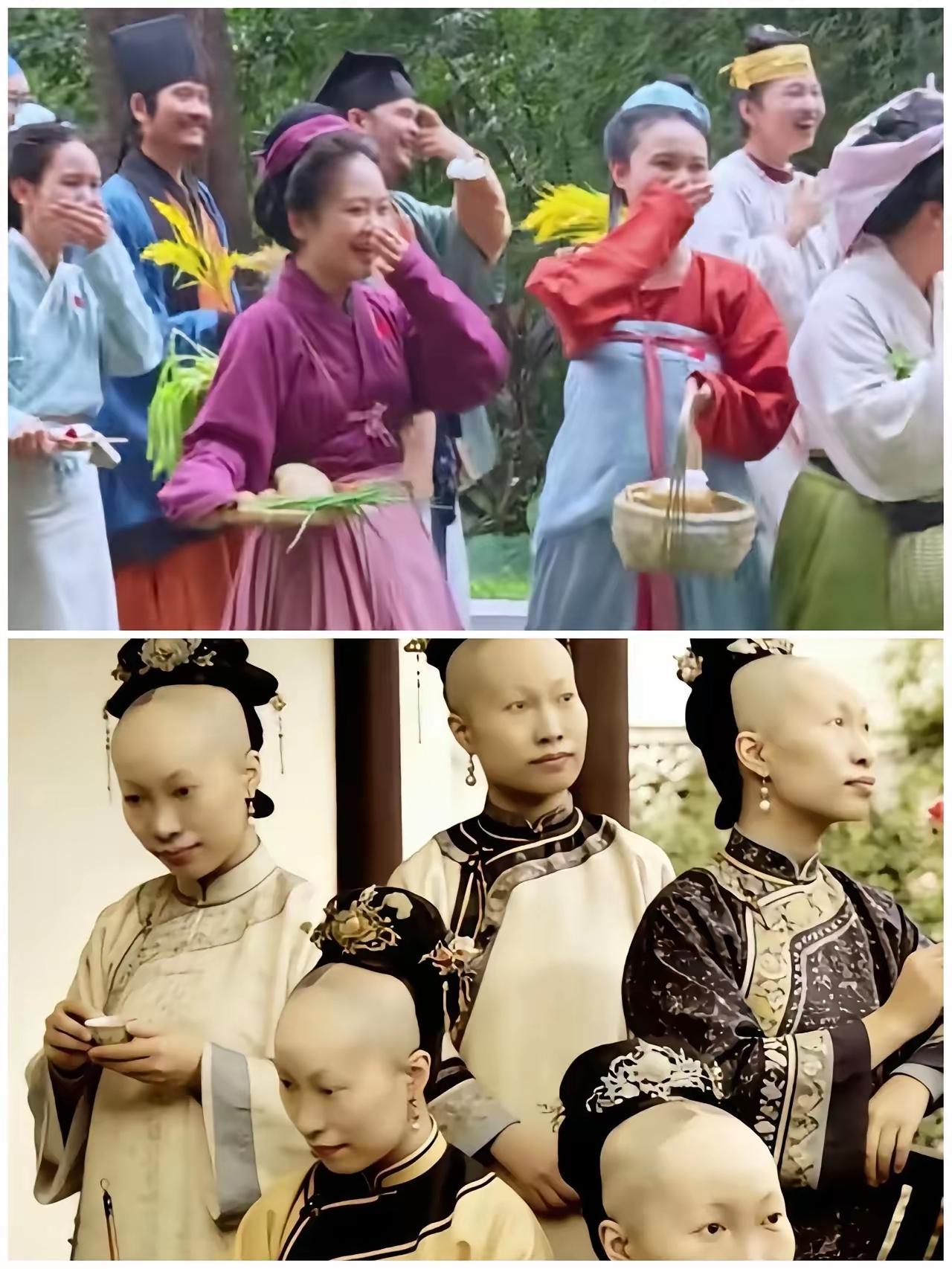 明清服饰与发型一对比，立马觉得满清的丑的要死，为啥会这样？满清乃关外蛮夷，只知