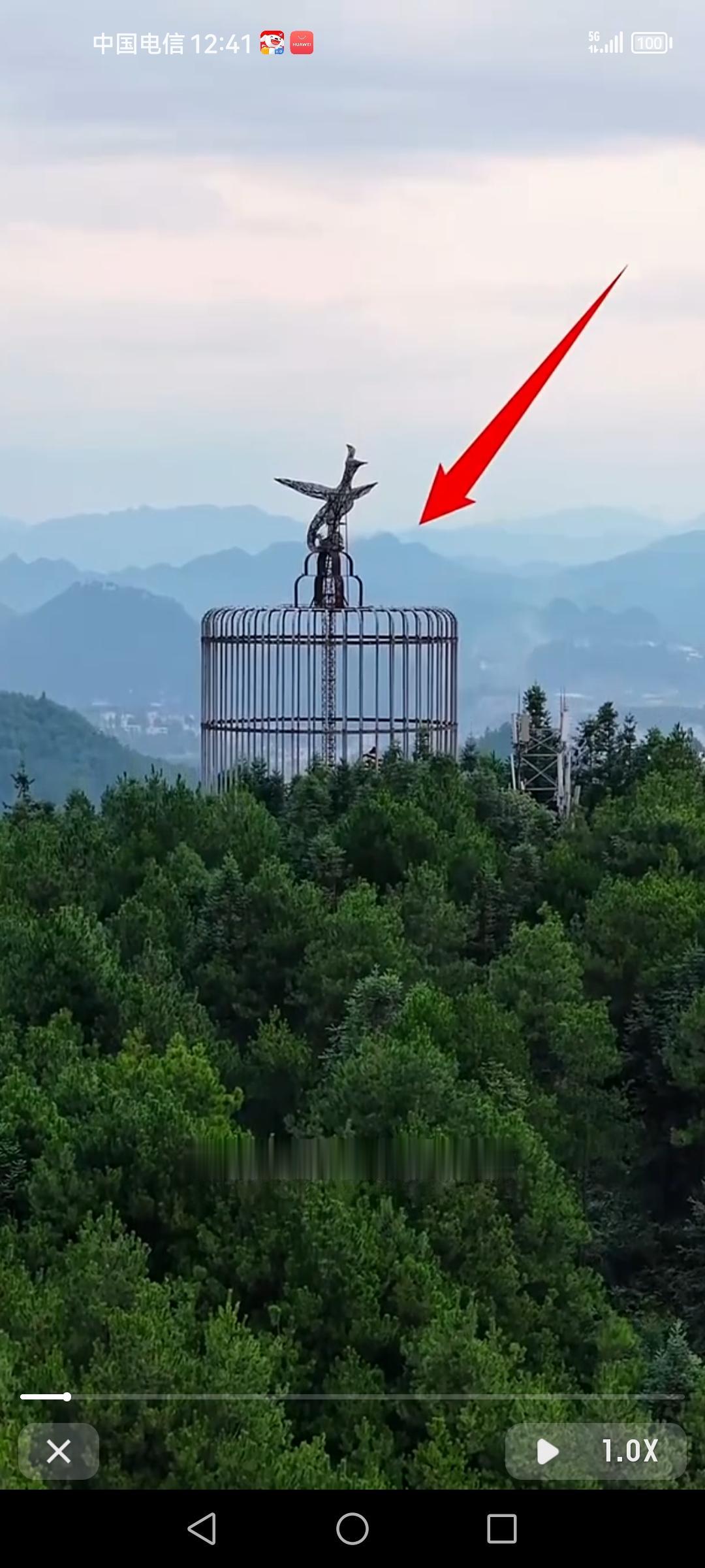 贵州山顶那个巨型鸟笼可太牛了，直接创下吉尼斯世界纪录！这鸟笼建在山顶，老远就能看