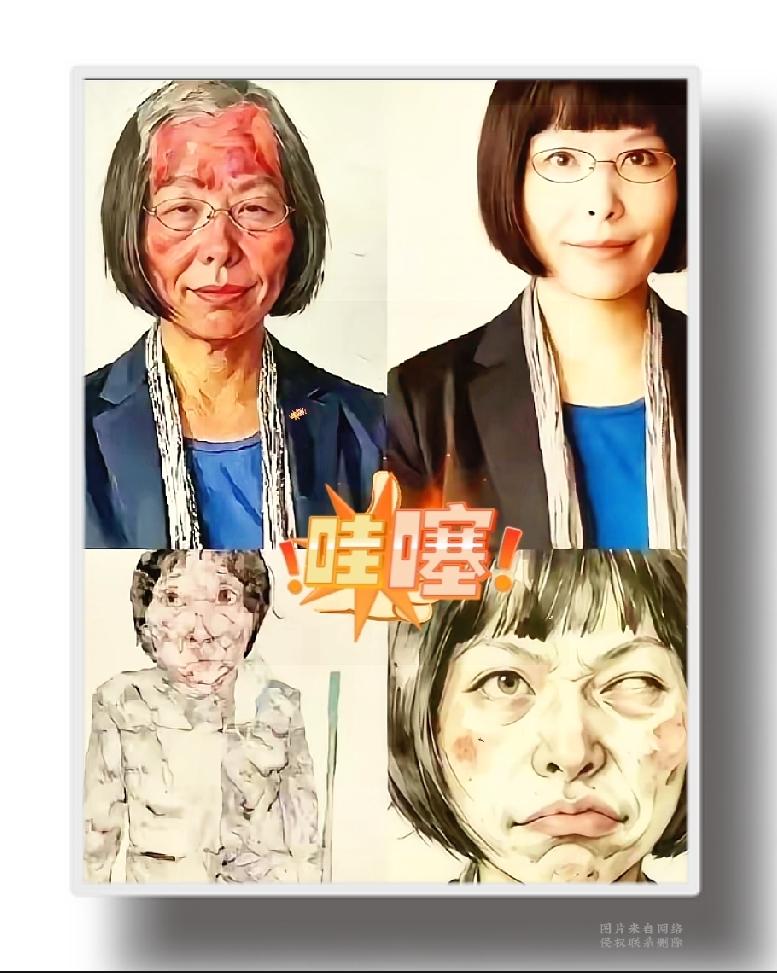 用她的画风画她自己！画家丁荭为何勃然大怒画家丁荭十分生气，起因便是有人借用她