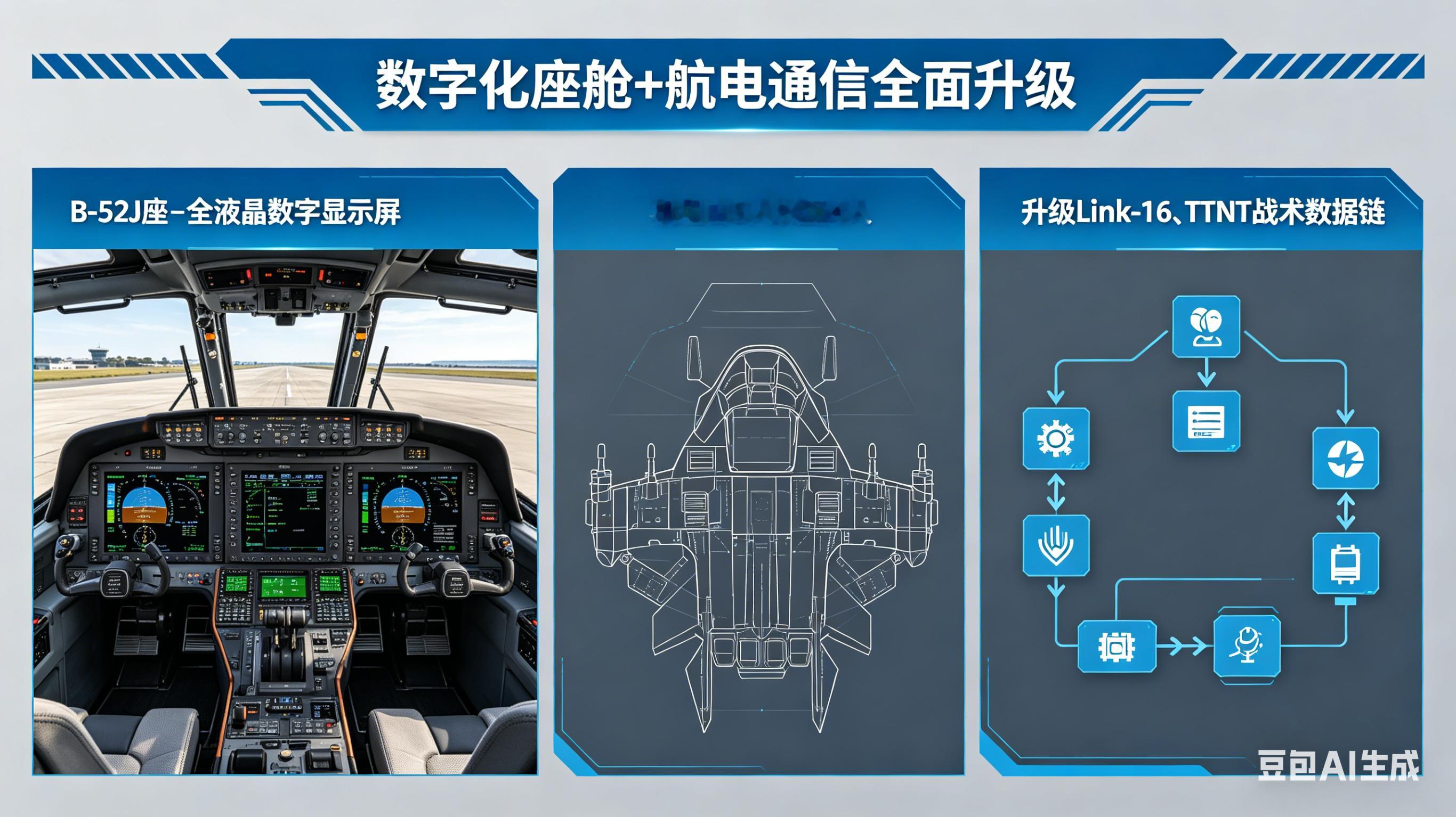 美军B-52H轰炸机正推进现代化升级，核心围绕换发、更换AESA雷达、升