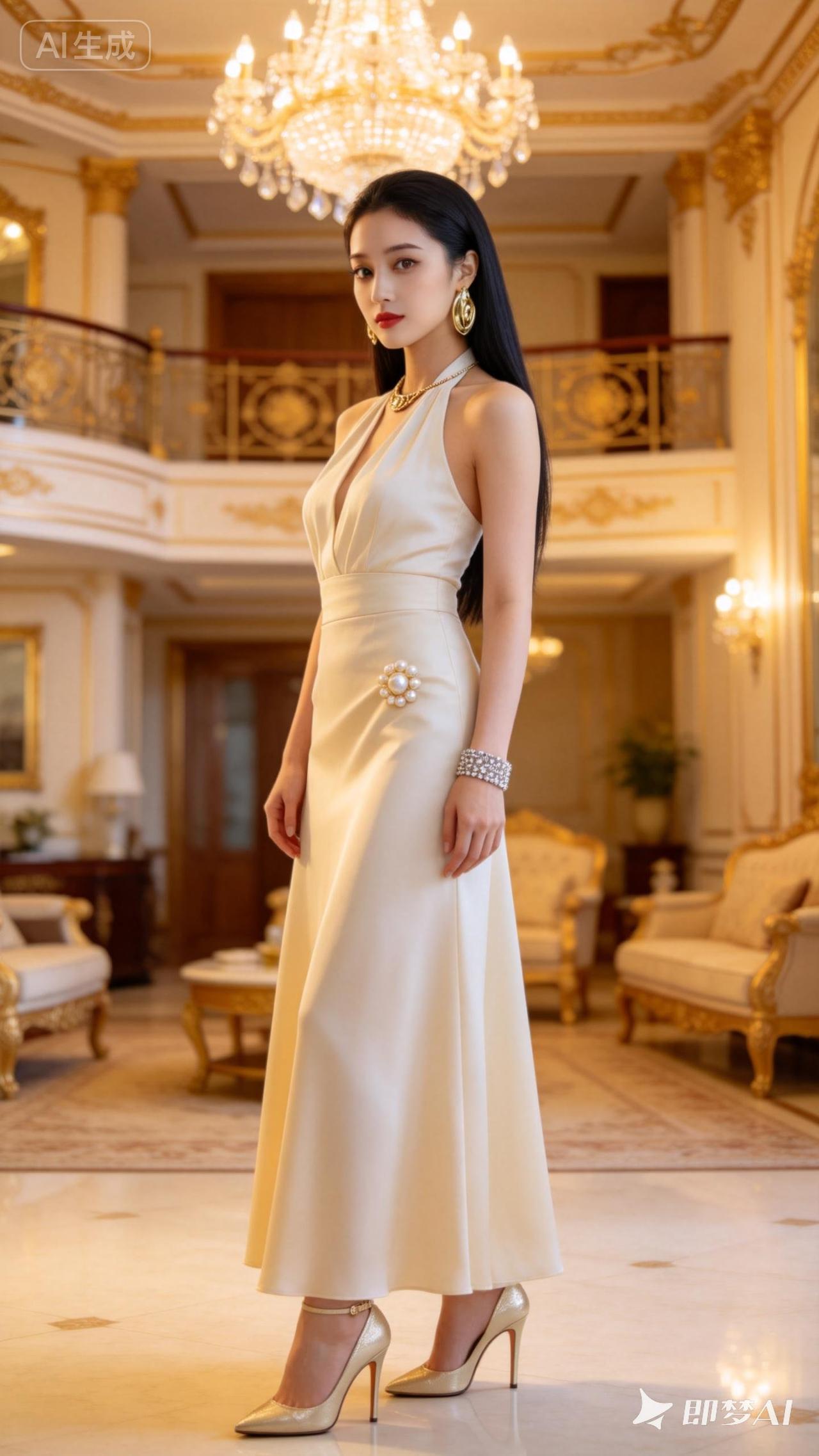 优雅气质，宫廷风连衣裙，尽显高贵魅力！